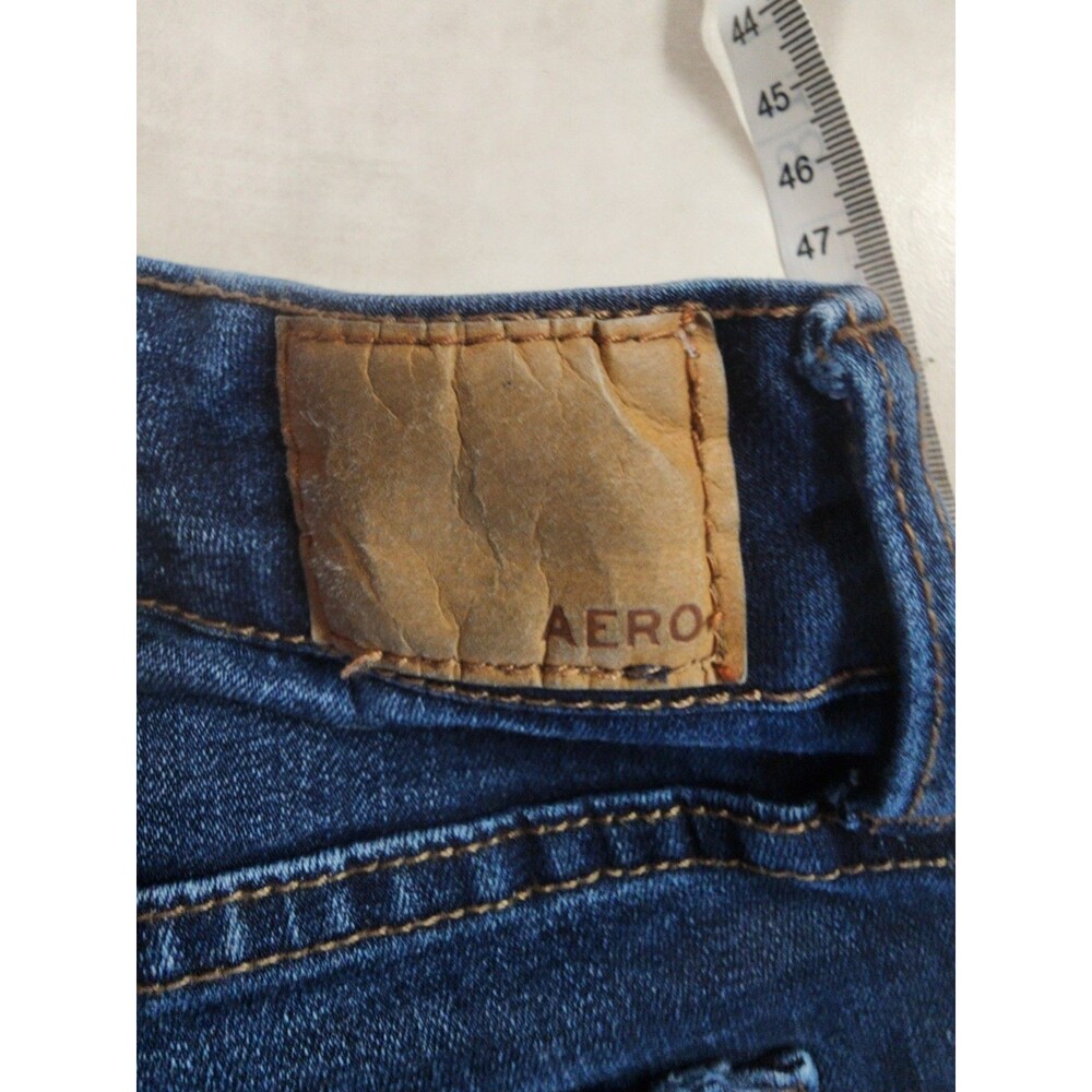 Aéropostale High-Rise Jegging Blue Denim Stretch Women Size 8 Regular - Picture 3 of 12